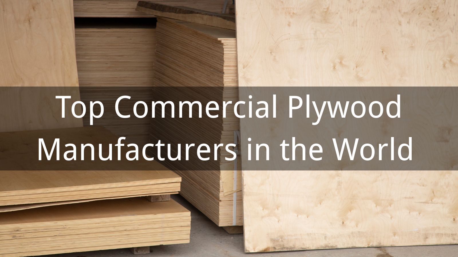 Top 10 Commercial Plywood Manufacturers in the World 2026